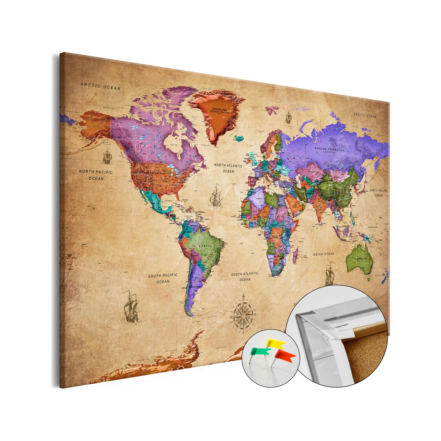 Anslagstavla Arkiio Colourful Travels