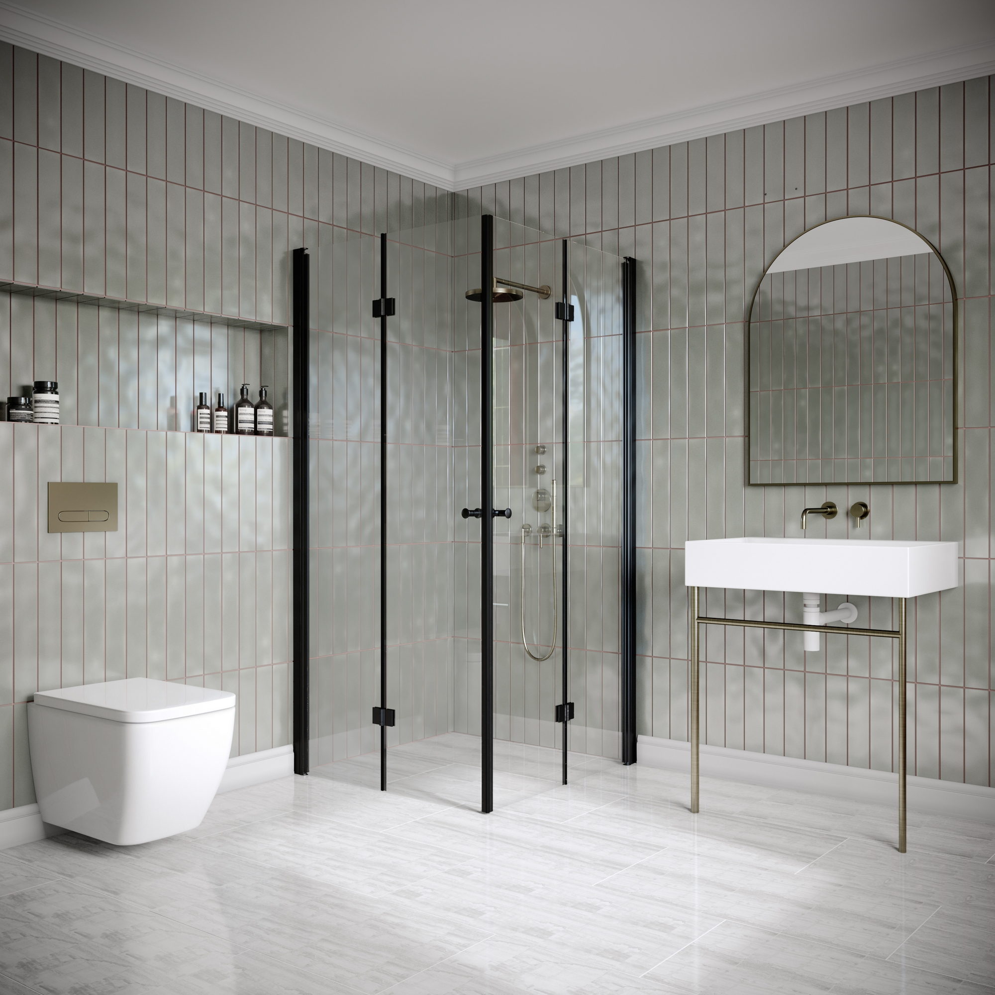 Duschhörn Hietakari Classic 150 Vikbara Dörrar