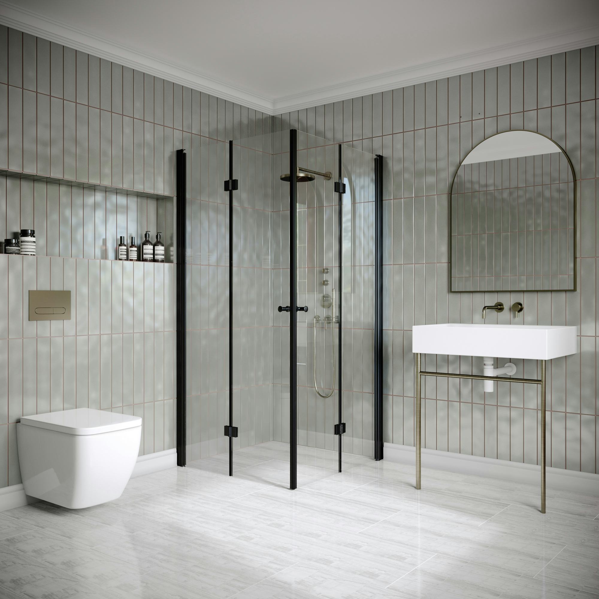 Duschhörn Hietakari Classic 150 Vikbara Dörrar