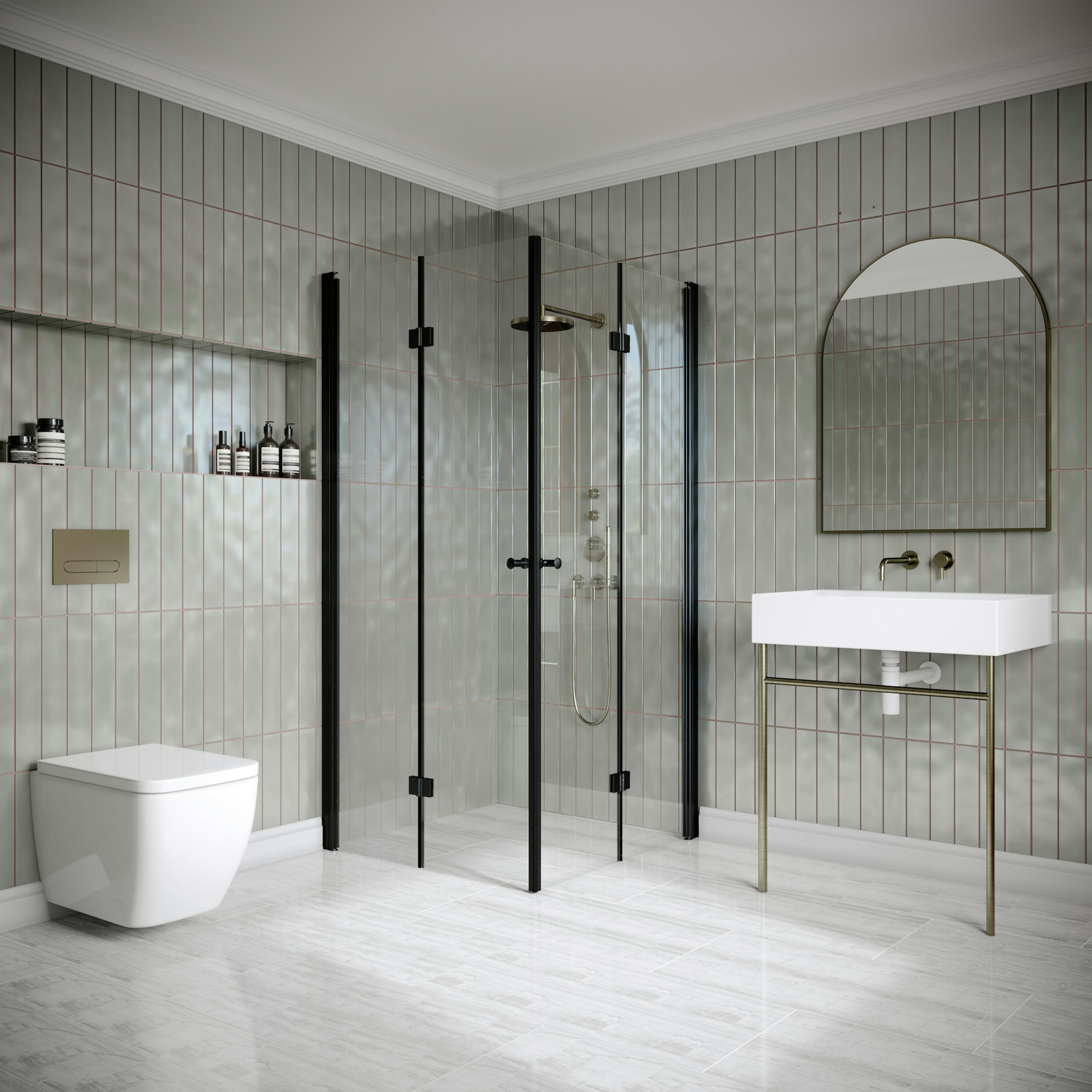 Duschhörn Hietakari Classic 150 Vikbara Dörrar