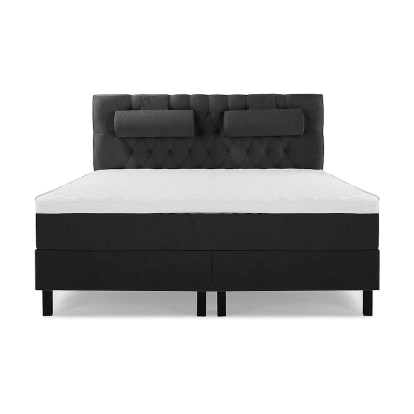 Kontinentalsäng Bedly Sängpaket Lucky Diamant 160x200 Svart Skum