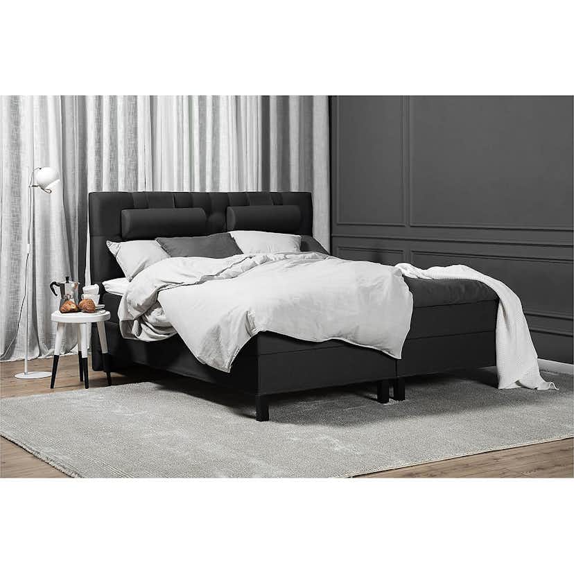 Kontinentalsäng Bedly Sängpaket Lucky Diamant 160x200 Svart Skum