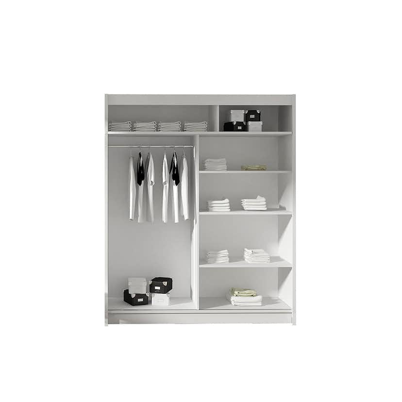 Garderob Scandinavian Choice Leila med Skjutdörrar och Spegel