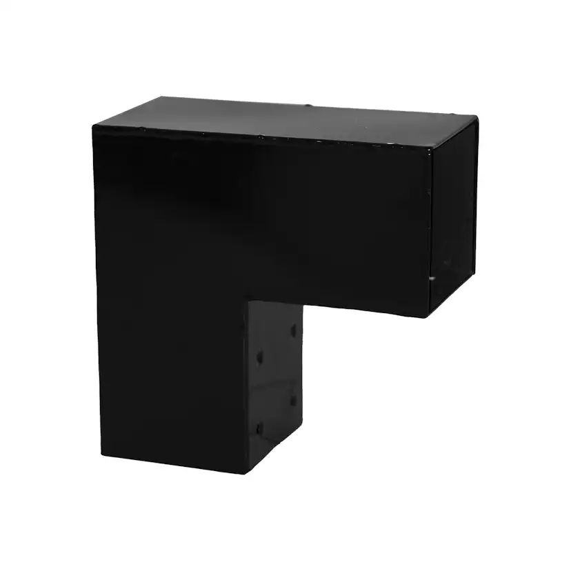 Cubic Hörnbeslag Enkel - till 9x9 cm stolper