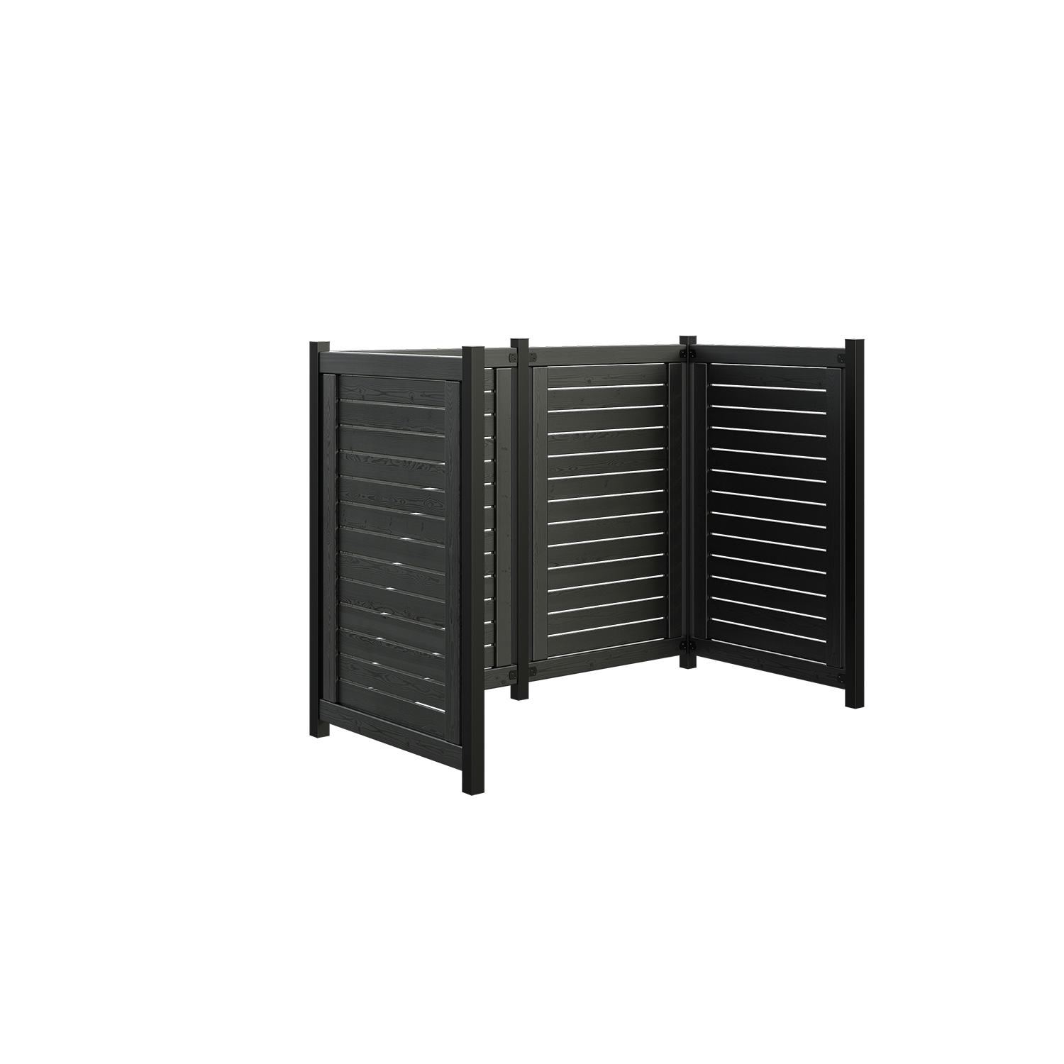 Avfallsskjul PLUS Lund 165x85x124 cm