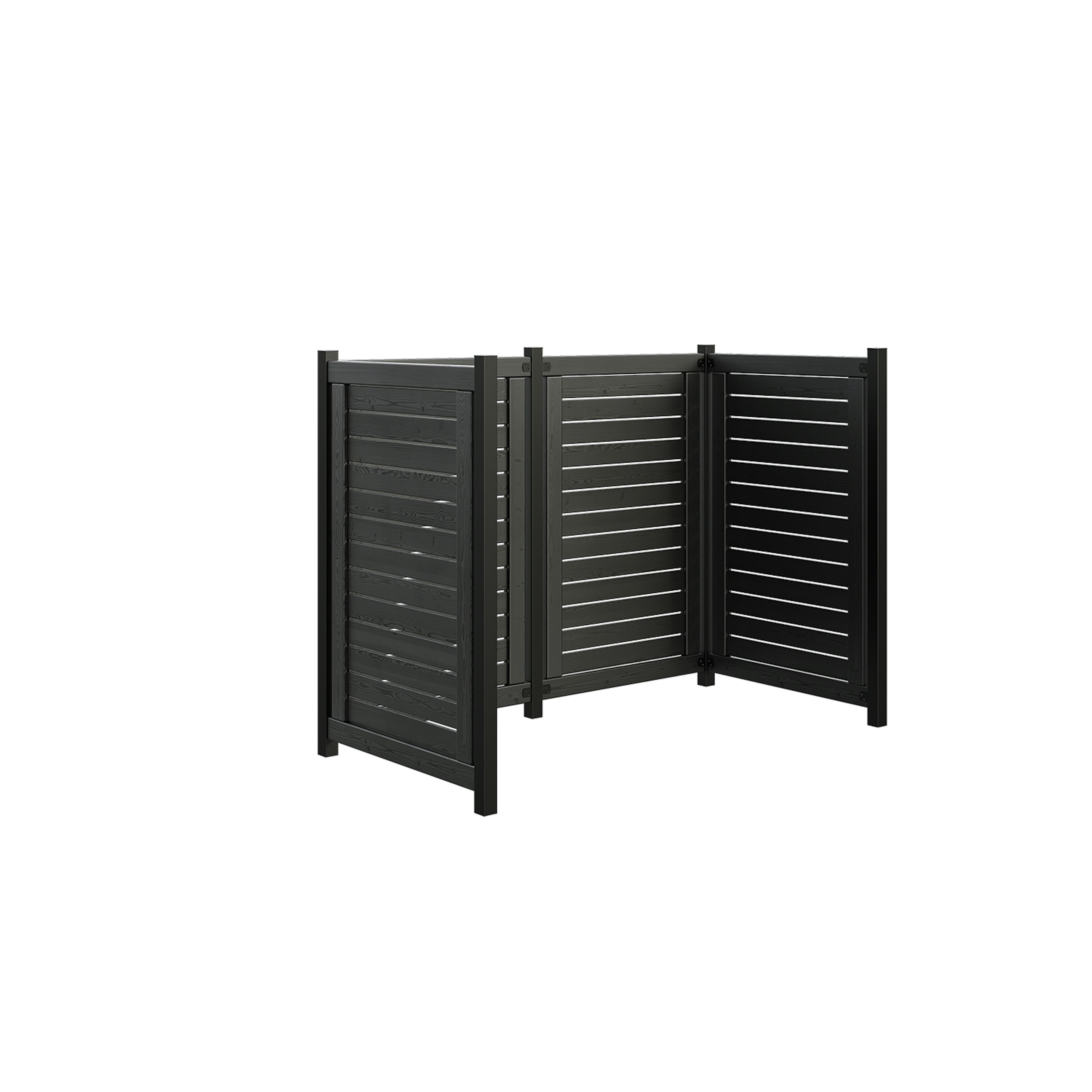 Avfallsskjul PLUS Lund 165x85x124 cm