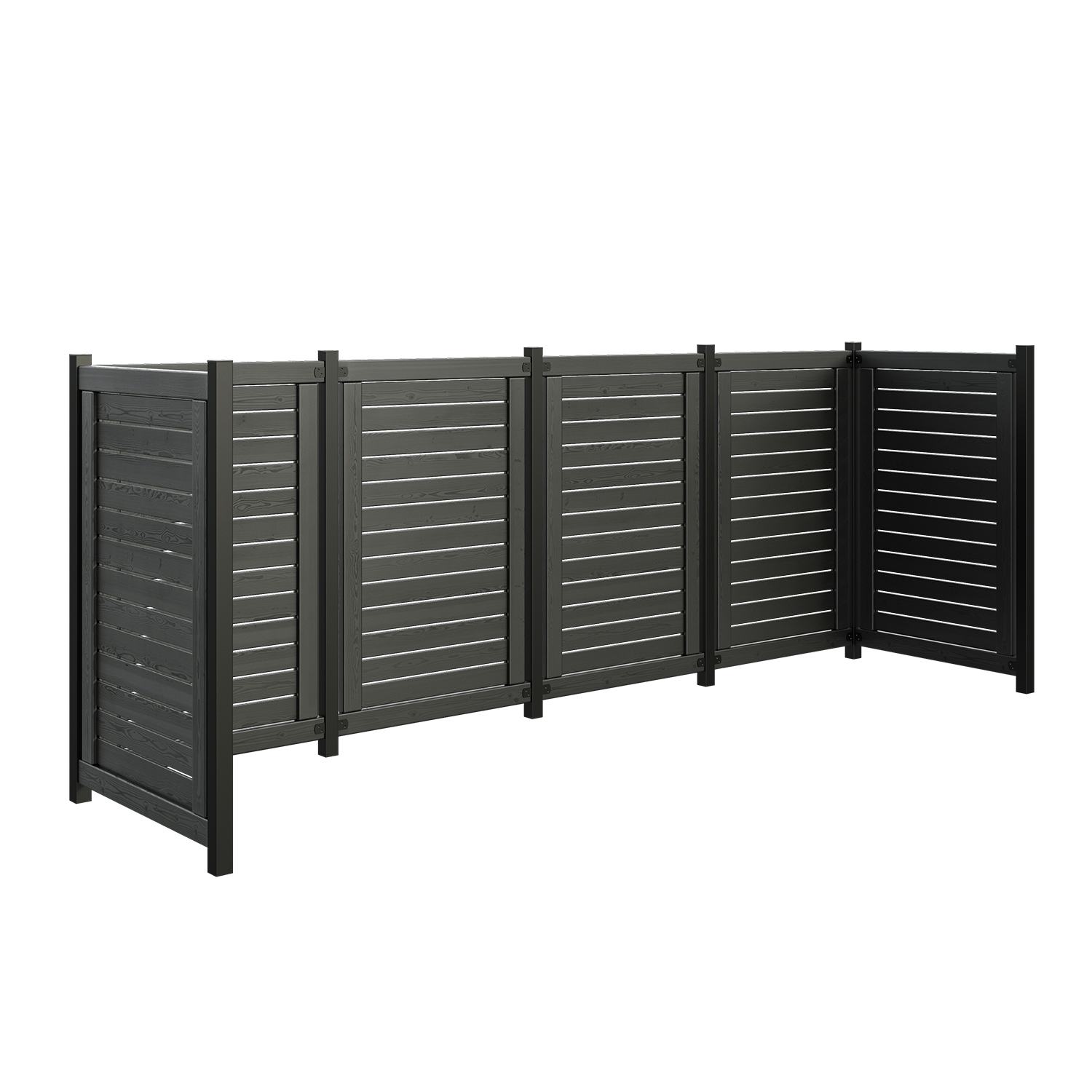 Avfallsskjul PLUS Lund 325x85x124 cm