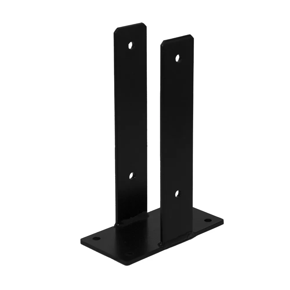 U-stolparfot PLUS för fundament - För stolpar 9x9 cm - höjd 30 cm