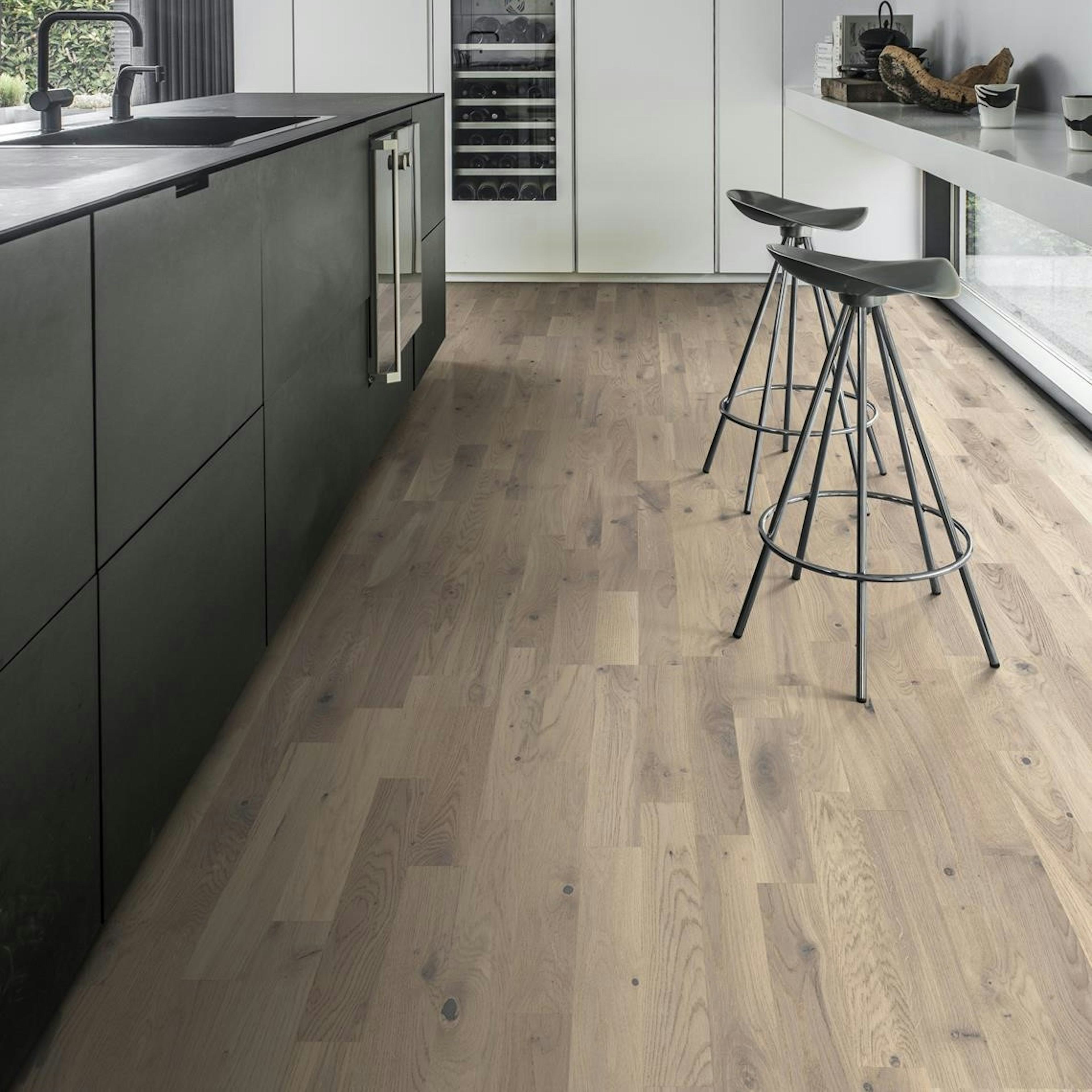 Trägolv Kährs Amalfi Ek, Mattlackerat 3-Stavs Parkettgolv