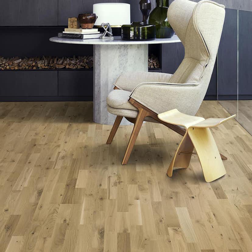 Parkettgolv Kährs Beyond Retro Urban Brown Ultramatt Lack Ek 3-Stav