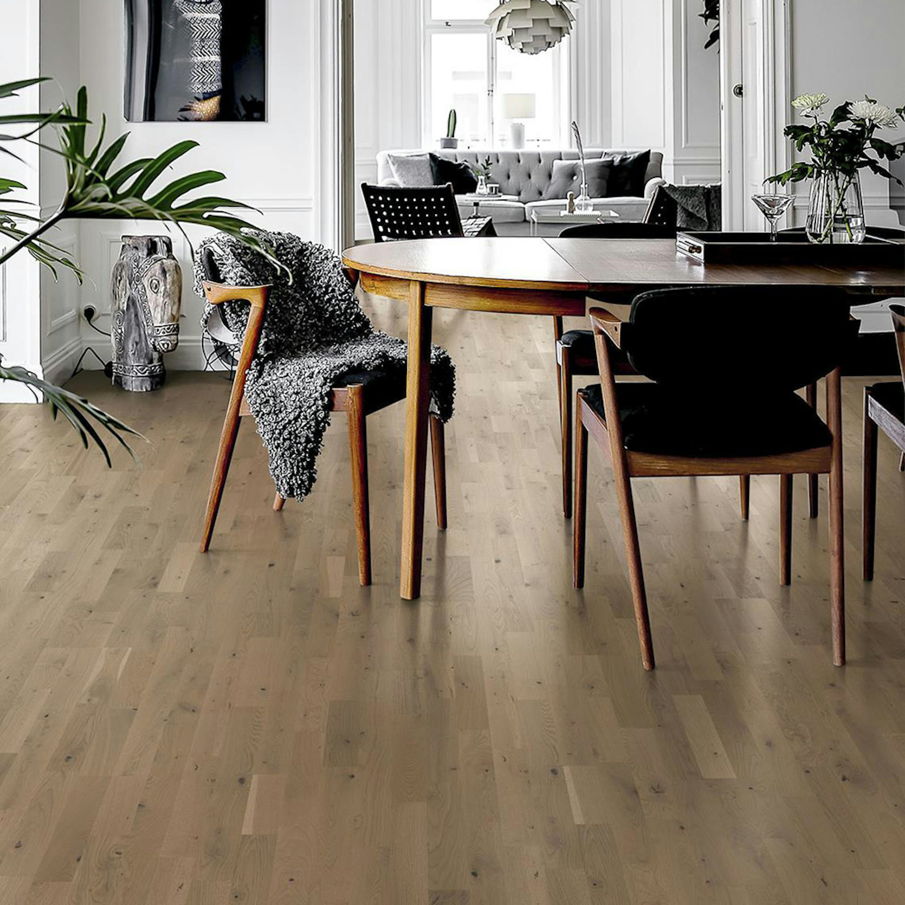 Parkettgolv Kährs Beyond Retro Frozen Hazelnut Ultramatt Lack Ek 3-Stav