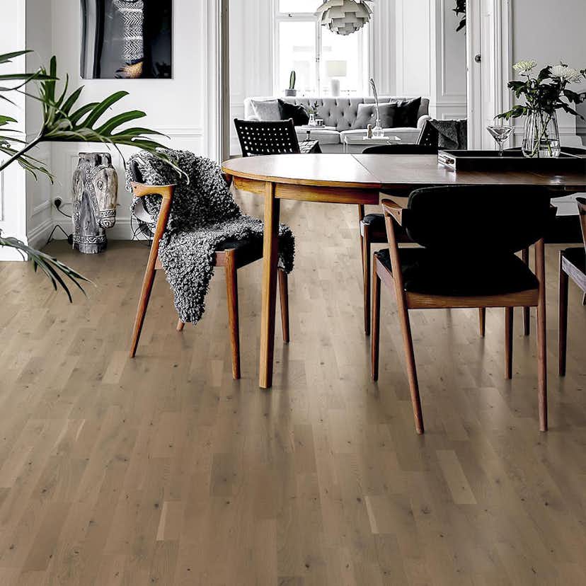 Parkettgolv Kährs Beyond Retro Frozen Hazelnut Ultramatt Lack Ek 3-Stav