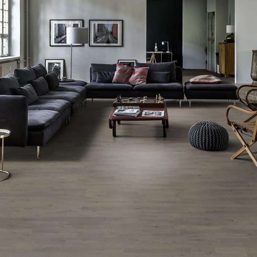 Parkettgolv Kährs Beyond Retro Pearl Grey Ultramatt Lack Ek 3-Stav