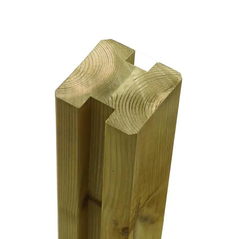 Omlimmade profilstolpar PLUS 2 spor - 9x9x188 cm