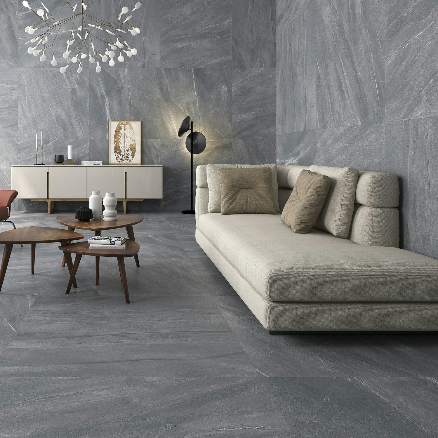 Klinker Tenfors Lavica Gris Marmor Matt 30x60 cm