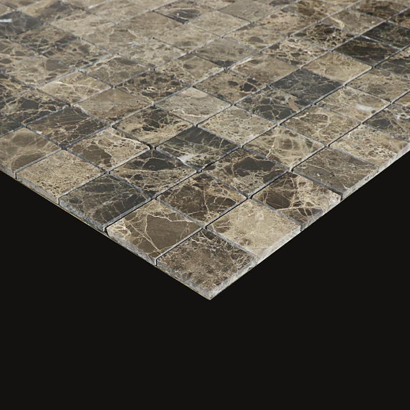 Mosaik Tenfors Marmor Emperador 5x5 cm