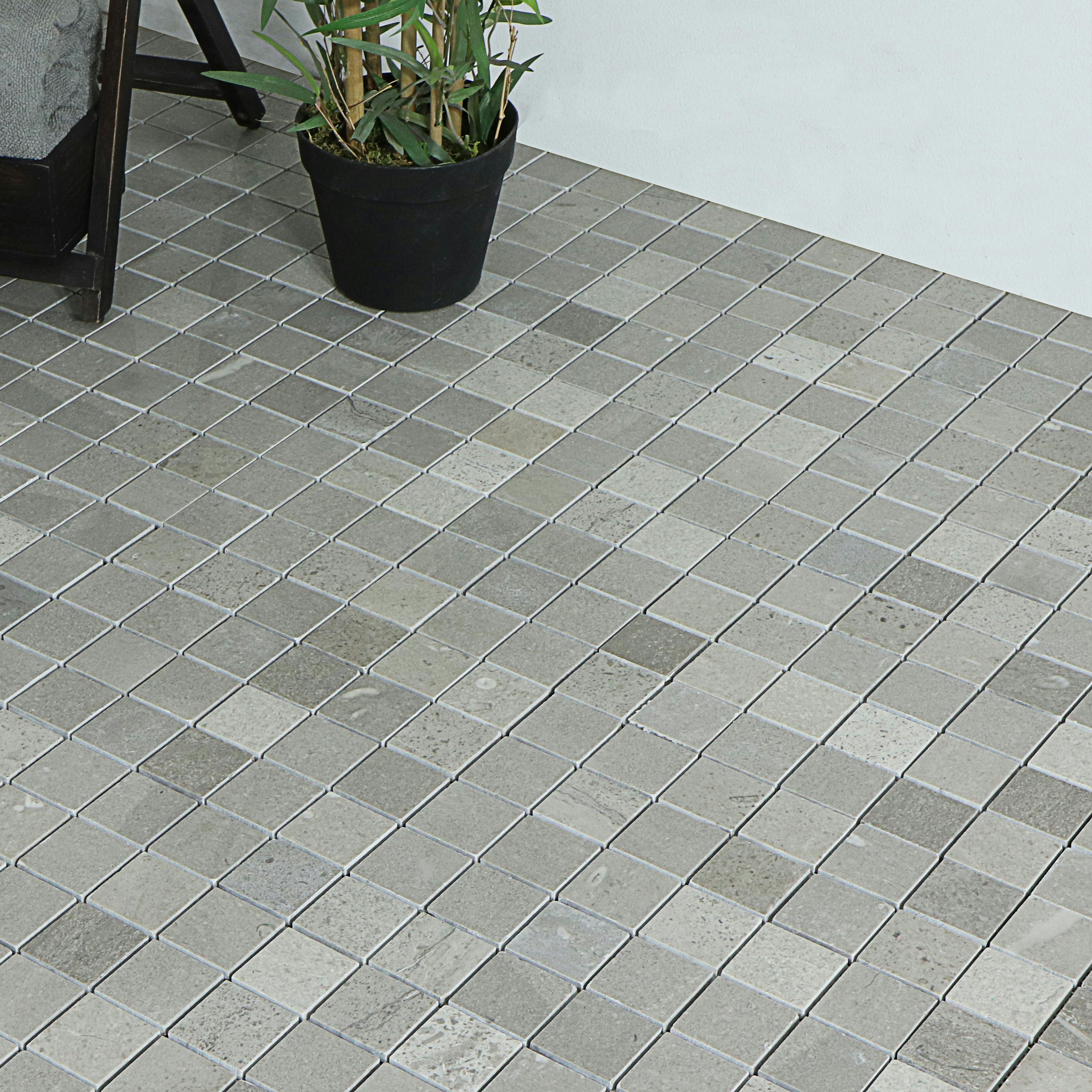 Mosaik Tenfors Marmor Stone Grey 5x5 cm