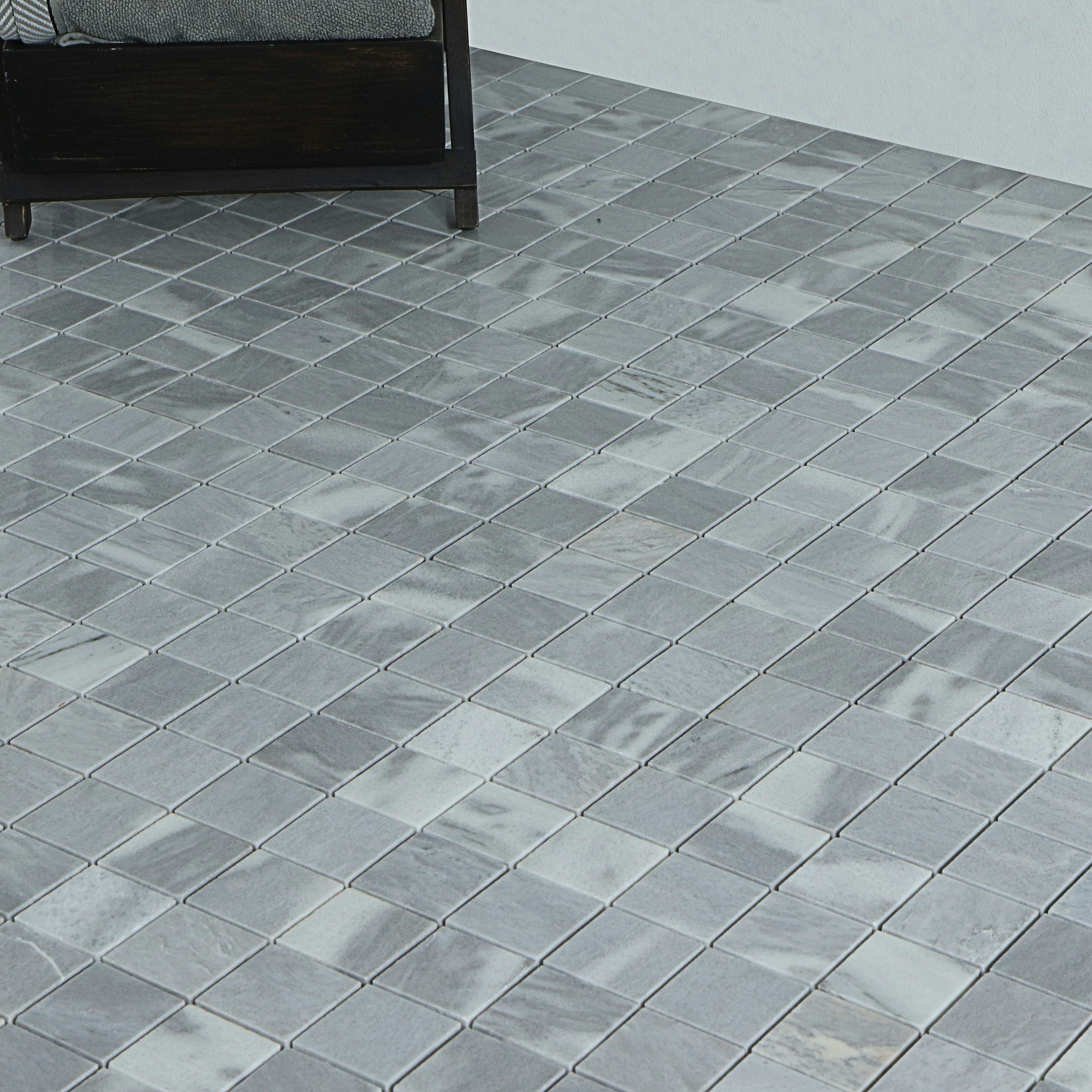 Mosaik Tenfors Marmor Light Grey 5x5 cm