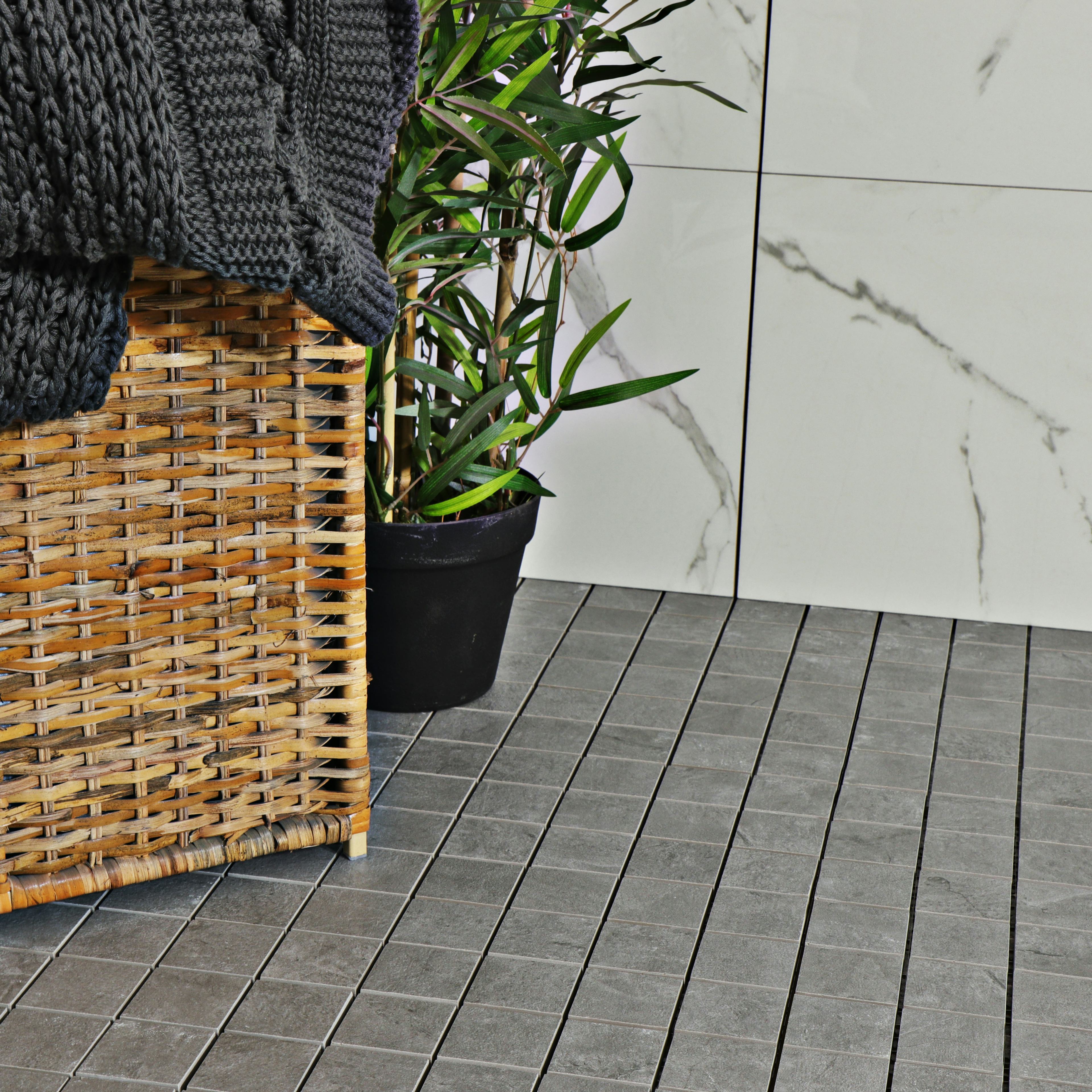 Mosaik Tenfors Devon Gray 5x5 cm