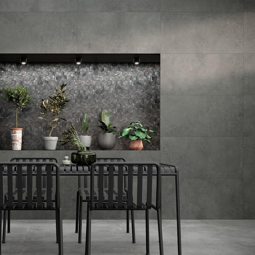 Klinker Tenfors Intergra Graphite 60x60 cm