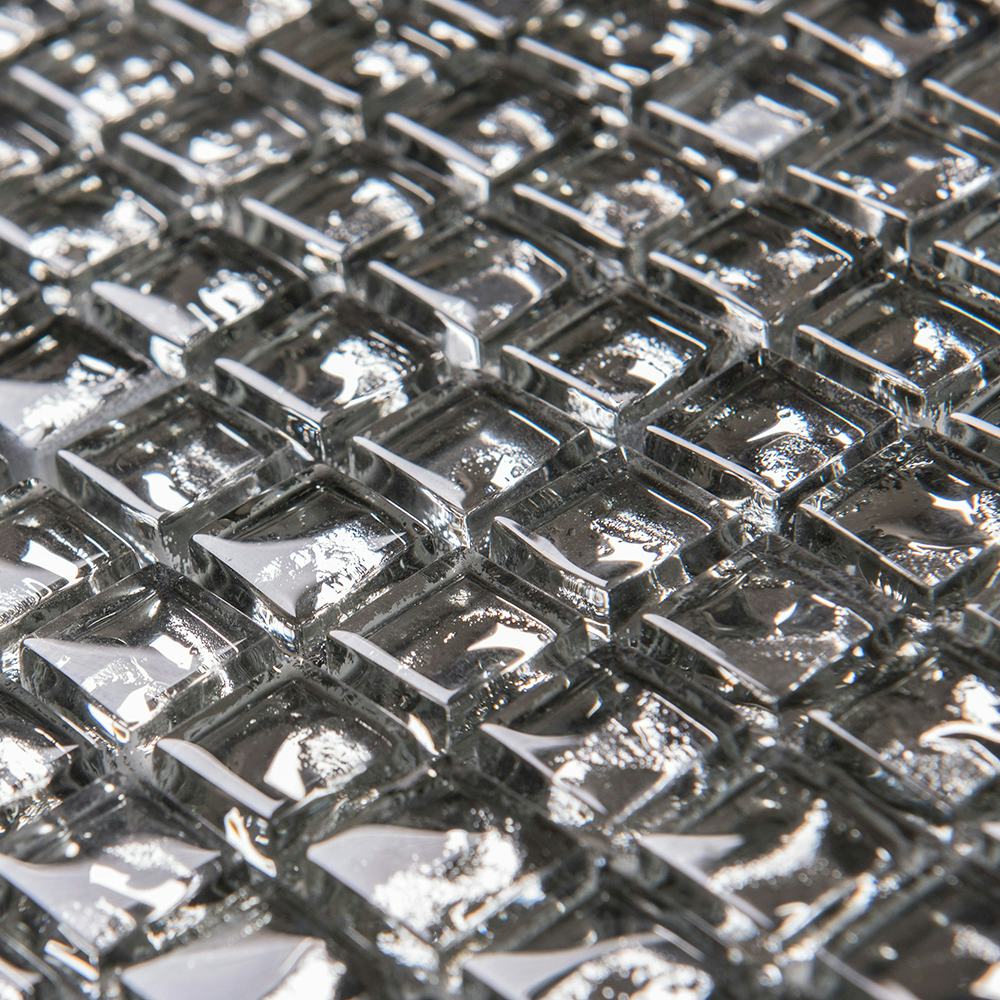 Kristallmosaik Tenfors Silver 1,5x1,5 cm