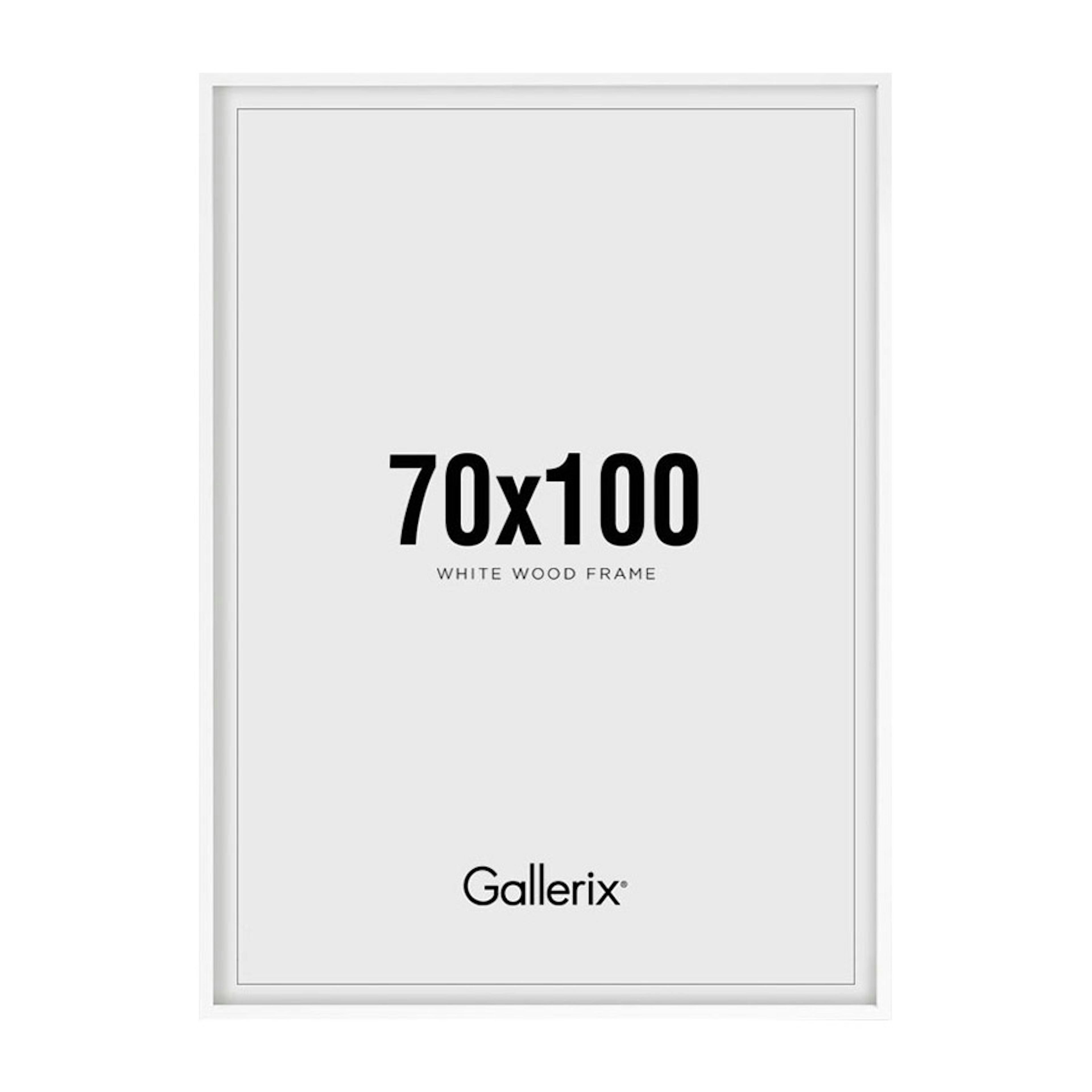 Tavelram Gallerix Vit