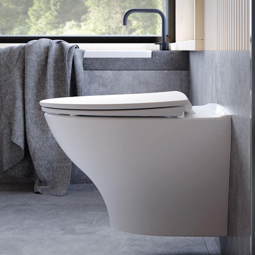 Vägghängd Toalettstol Ifö Vinta Art Rimfree