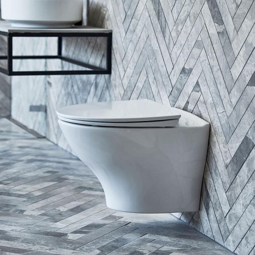 Vägghängd Toalettstol Ifö Vinta Art Rimfree