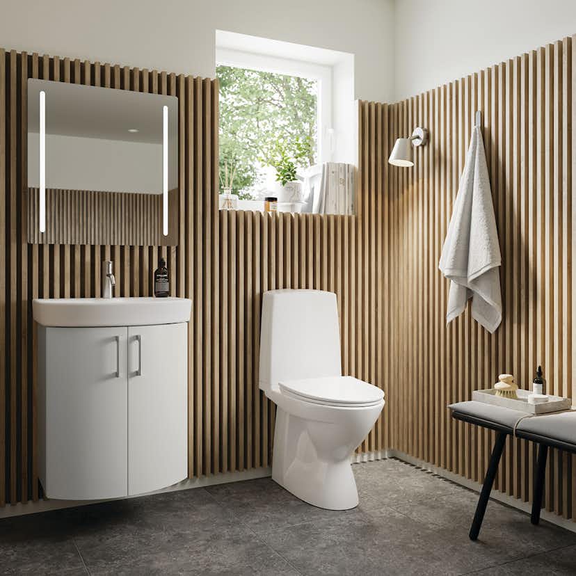 Toalettstol Ifö Vinta Rimfree för Limning