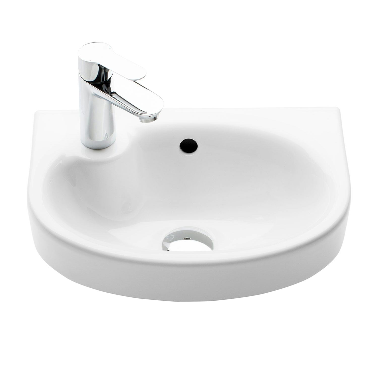 Tvättställ Ifö Vinta Asymmetriskt Rund 400 mm