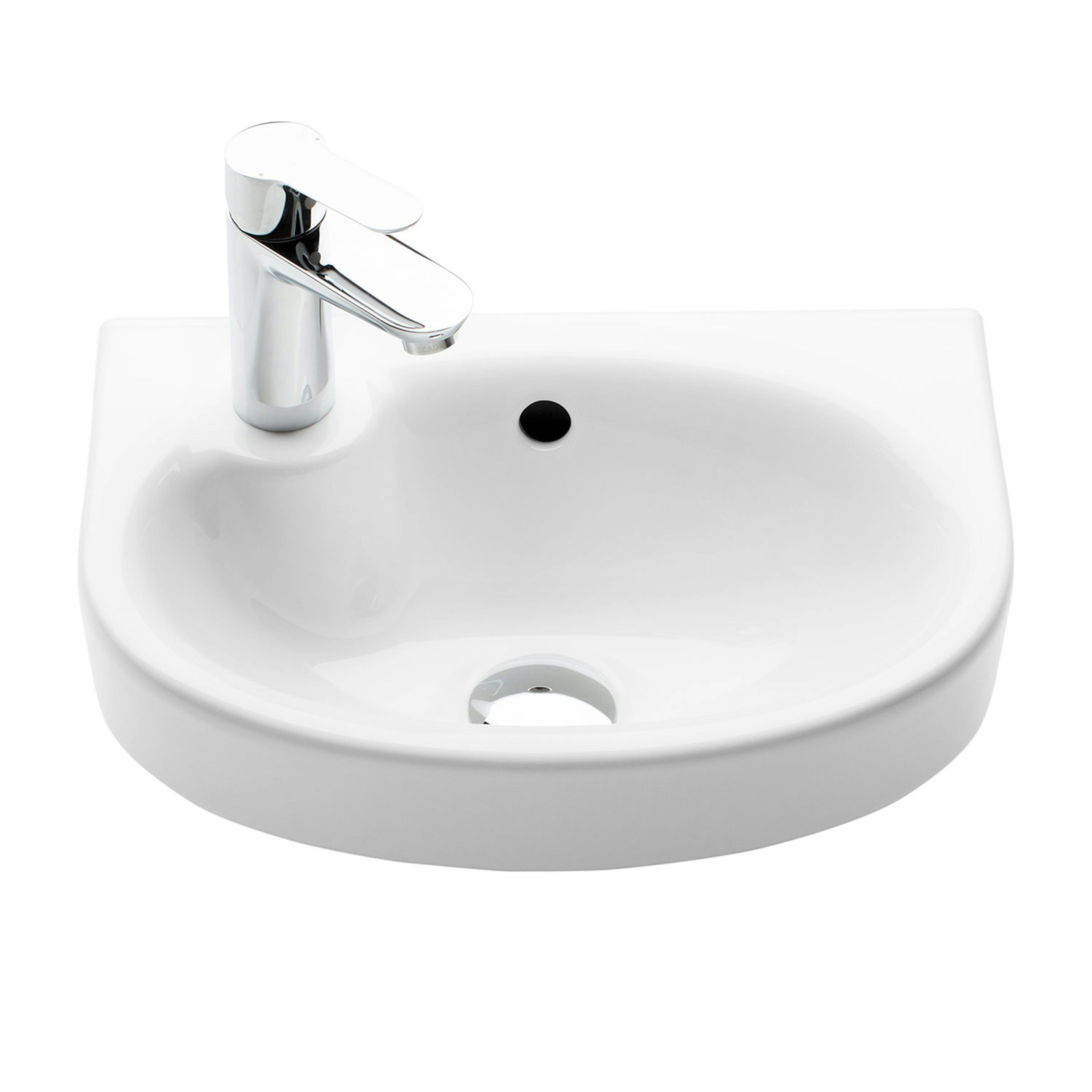 Tvättställ Ifö Vinta Asymmetriskt Rund 400 mm