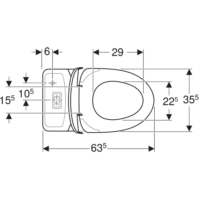 Toalettstol Ifö Vinta Rimfree för Limning