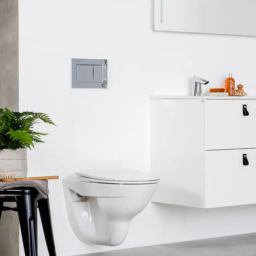 Vägghängd Toalettstol Ifö Vinta Rimfree