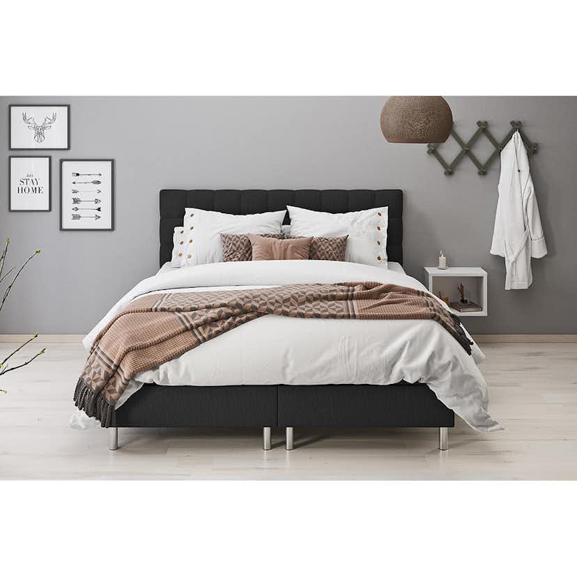 Kontinentalsäng Drömvik Montana 80x200 med Förvaring och Sänggavel