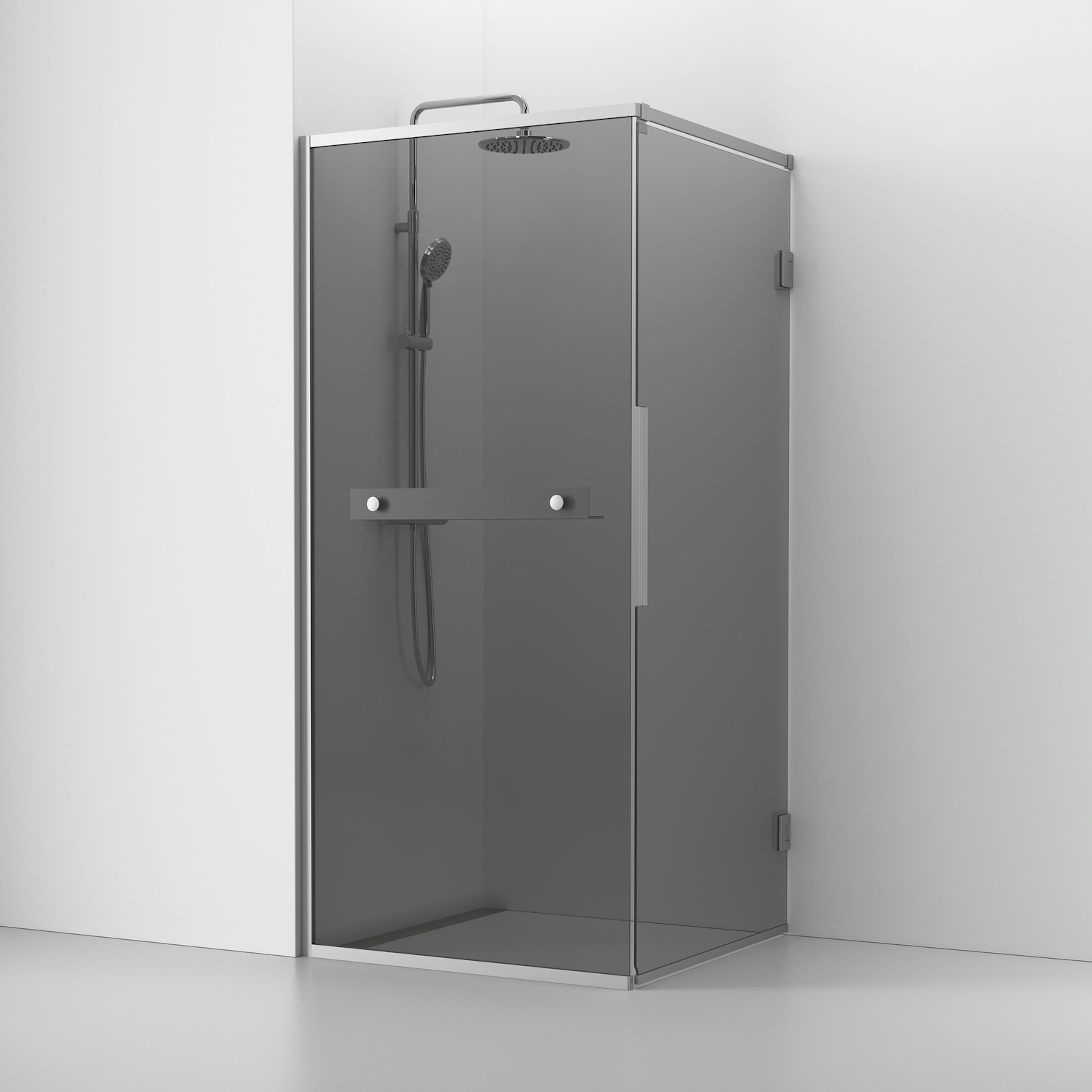 Duschhörn Svedbergs Langfoss 200 med Hylla