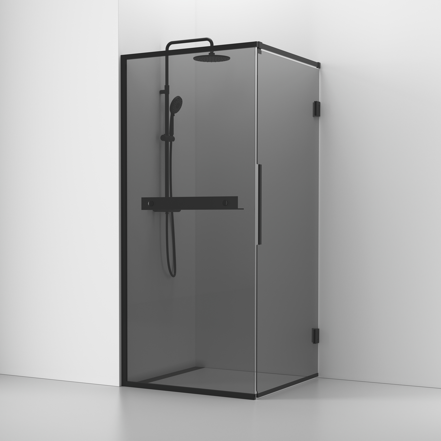 Duschhörn Svedbergs Langfoss 200 med Hylla