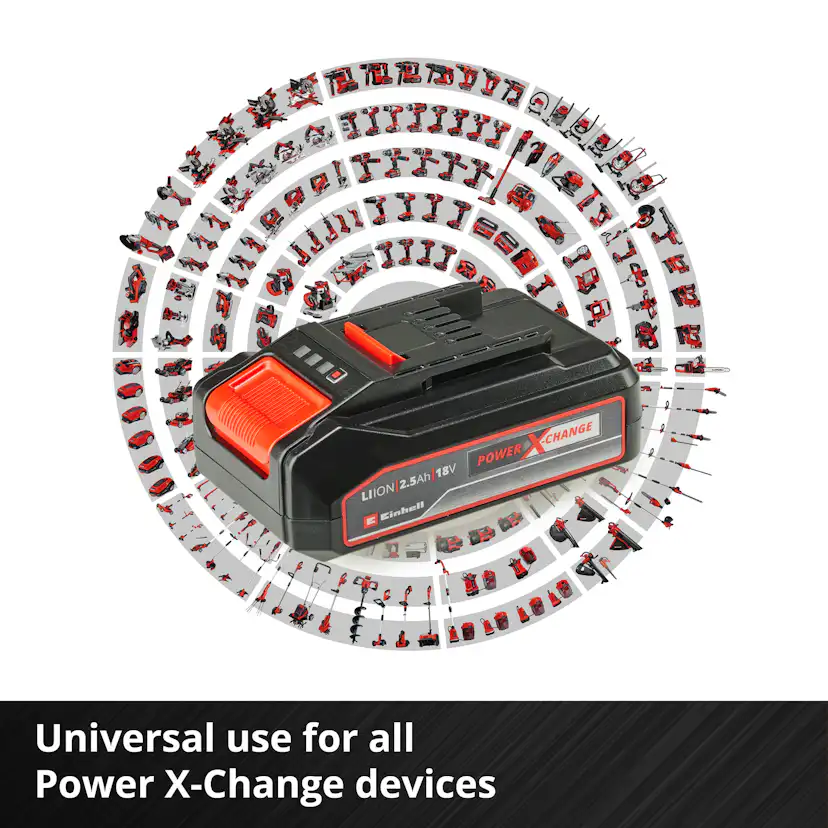 Batterikit Einhell 18V 2,5Ah