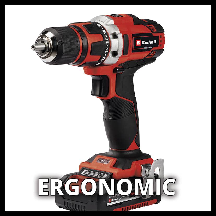 Borrskruvdragare Einhell TE-CD 18/40 (2x1,5Ah)