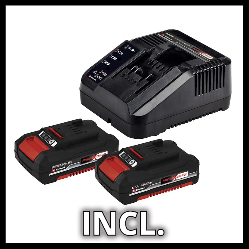 Borrskruvdragare Einhell TE-CD 18/40 (2x1,5Ah)