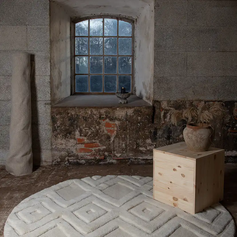 Ullmatta Vind Dahlia Rund ø200 cm