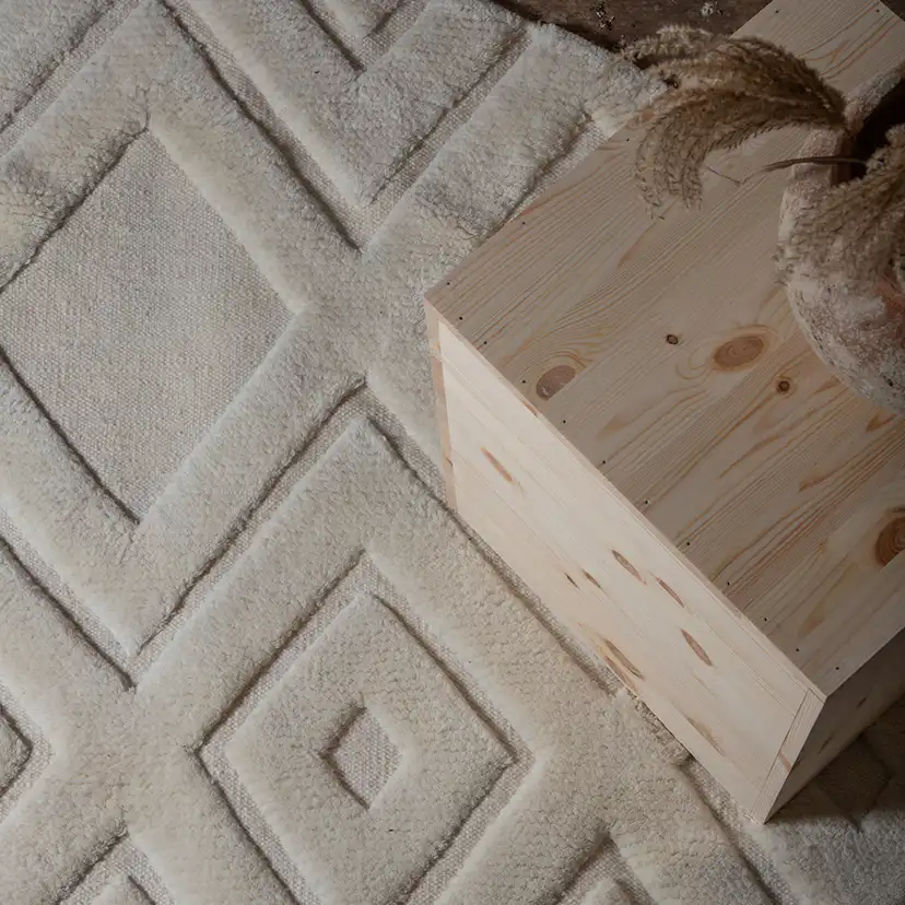 Ullmatta Vind Dahlia Rund ø200 cm