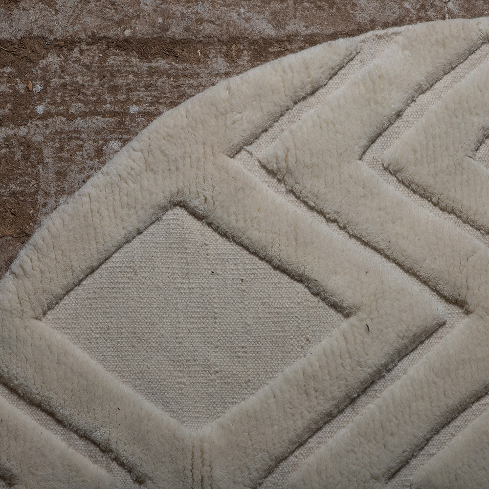 Ullmatta Vind Dahlia Rund ø200 cm