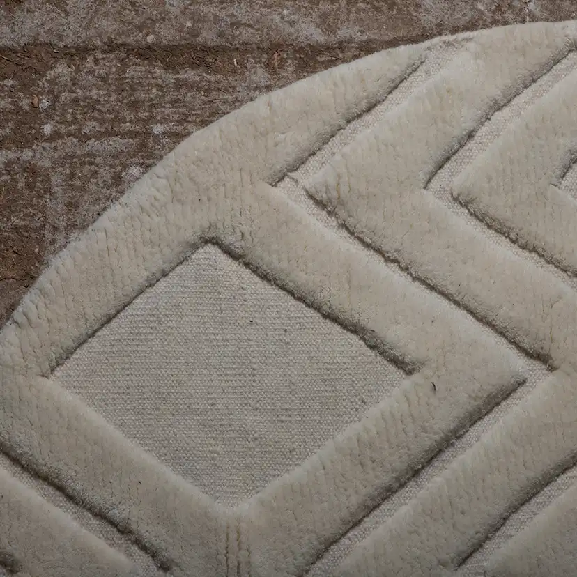 Ullmatta Vind Dahlia Rund ø200 cm