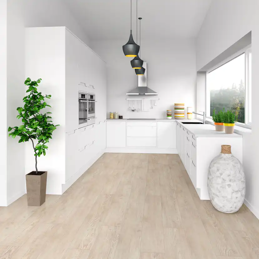 Vinylgolv Forbo Enduro Click med Klickfunktion White pine/Beige