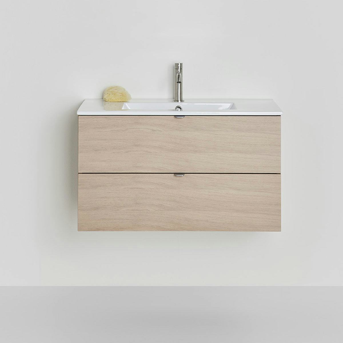 Tvättställsskåp Hafa Go 2 Lådor Ek