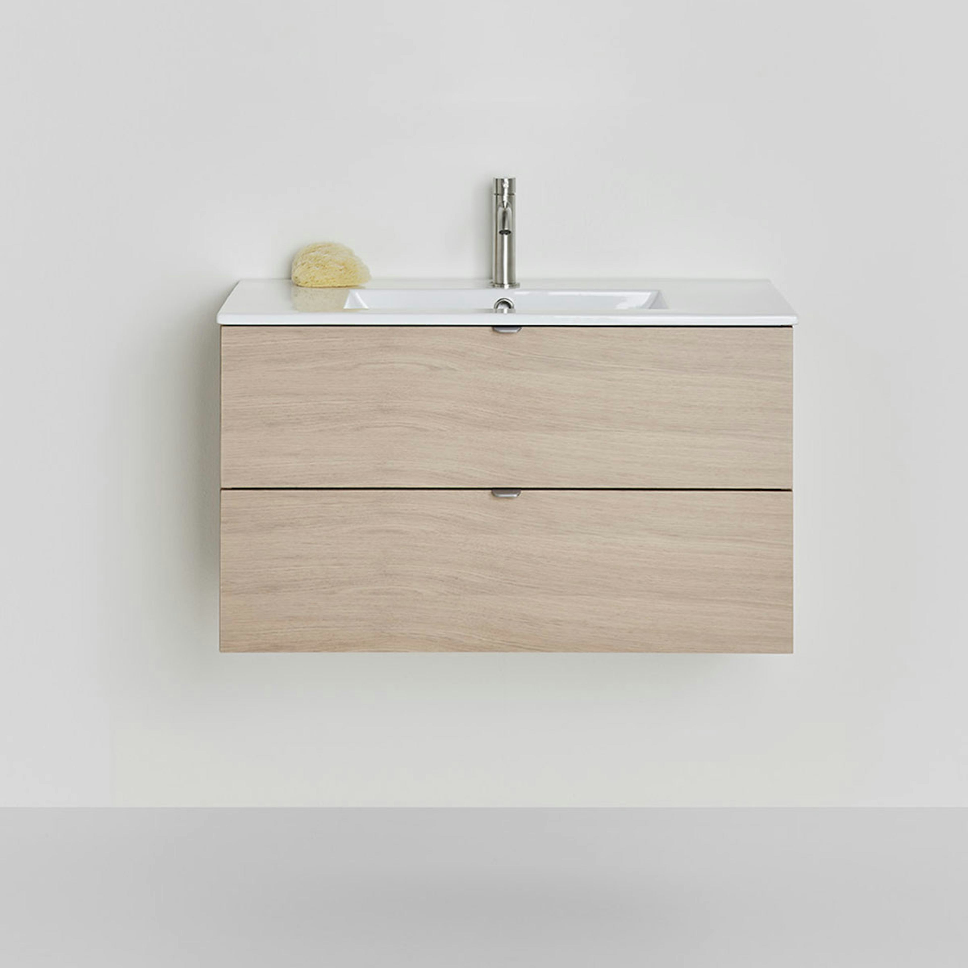 Tvättställsskåp Hafa Go 2 Lådor Ek