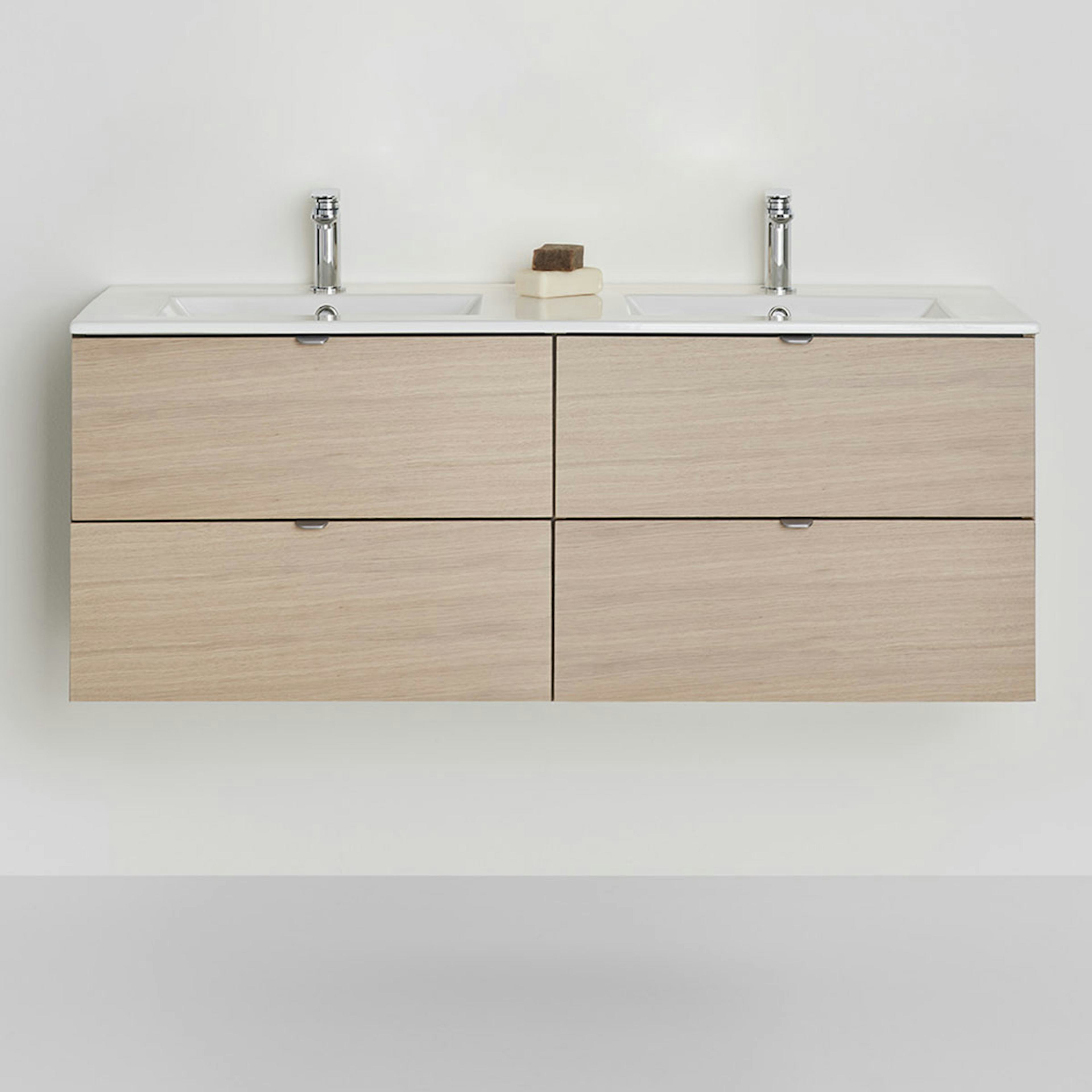 Tvättställsskåp Hafa Go 2x2 Lådor EK med Tvättställ