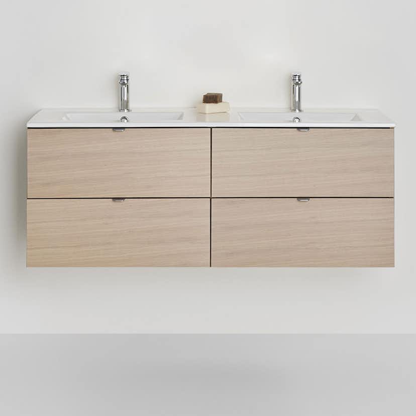 Tvättställsskåp Hafa Go 2x2 Lådor EK med Tvättställ