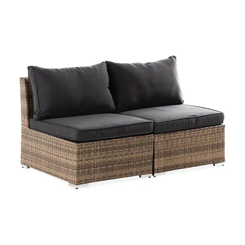 Loungesoffa Comfort Garden Wisconsin utan Armstöd 2-sits Utomhus
