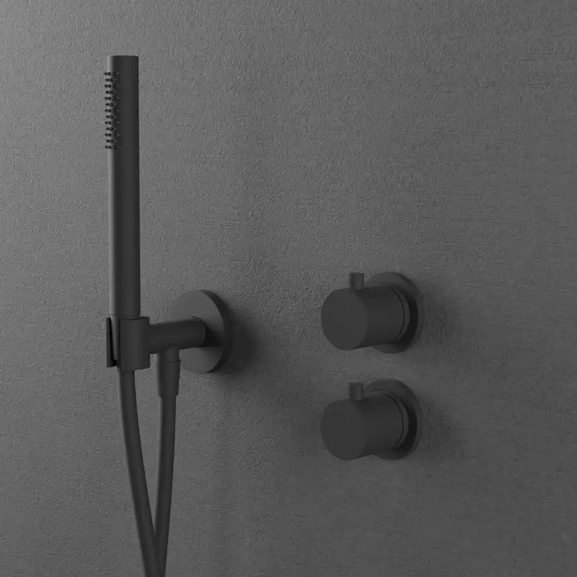 Takduschset Scandtap Steel Harmonized 2X för Inbyggnad